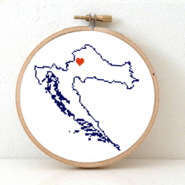 Croatia Cross Stitch Pattern 