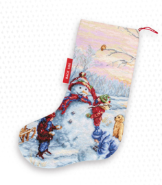 Snowman Christmas stocking telpakket Luca-S