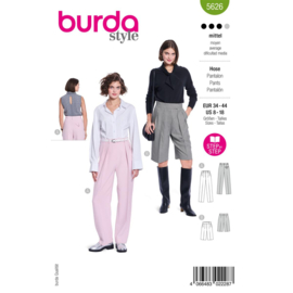 5626 Burda naaipatroon - Pantalon in variatie
