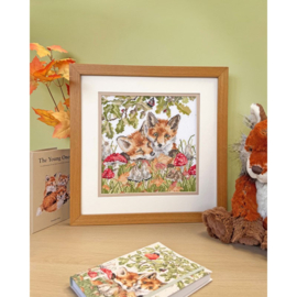 Under the oak tree - aida Bothy Threads telpakket - Wrendale designs by Hannah Dale