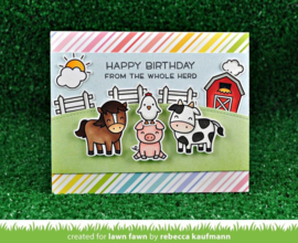 Really rainbow | 6x6 inch petite paper back | Lawn fawn