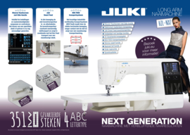 Juki HZL-NX7 Longarm Naaimachine en  Quiltmachine met Industriele Techniek
