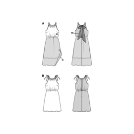 5635 Burda naaipatroon - Jurk in variatie