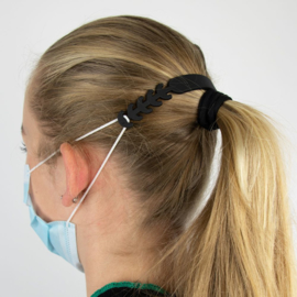 Siliconen oorbeschermers voor mondkapjes - Grijs