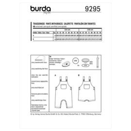 9295 Burda Naaipatroon - Broek in variatie