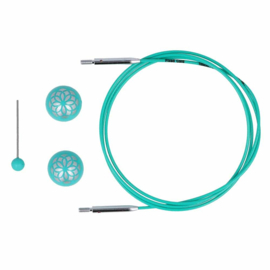 100cm Teal kabel | The Mindful Collection | KnitPro
