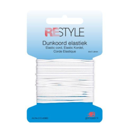 1,4mm Dunkoord elastiek wit | Restyle