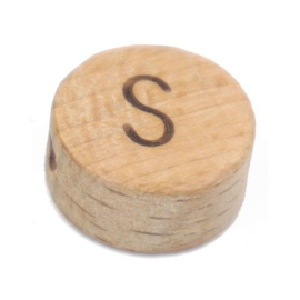 Houten letterkraal S