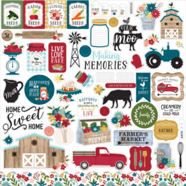 Farmer's Market | 12x12 Inch Element Sticker | Echo Park