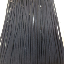 680 Anthracite 3mm/0.1" Faux Leather String  p.m. / per 3.3 feet