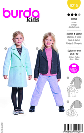 9215 Burda Naaipatroon | Mantel & Jas