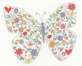 Lovely Butterfly Aida Bothy Threads Telpakket XKA21