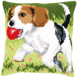 Beagle Canvas Cushion Vervaco