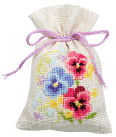 Violets set of 3 Vervaco Bag Kit