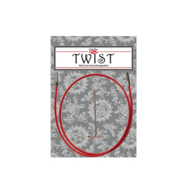 75cm Mini Twist Red Cable