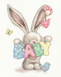 Baby Bebunni Aida Bothy Threads Embroidery Kit
