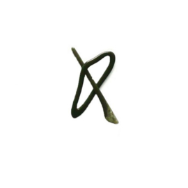 Army Green Marble Triangle Shawl Pin