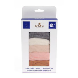 Seashell gekaarde wol set - DMC