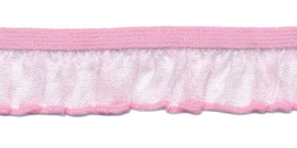 Light Pink 19mm/0.7" Ruffle Elastic