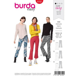 6152 Burda Naaipatroon | Broek in variatie