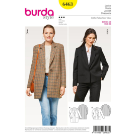 6463 Burda Naaipatroon | Jasje in variaties