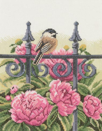 Backyard beauties - chickadee - aida - Lanarte telpakket