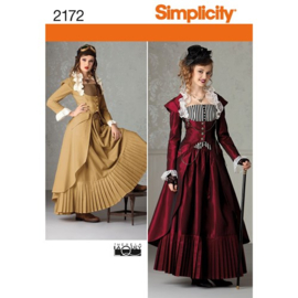 2172 HH Simplicity Sewing Pattern | Steampunk 32-38