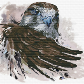 Falcon Salute Voorbedrukt Borduurpakket Needleart World