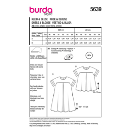 5639 Burda naaipatroon - Jurk & Blouse