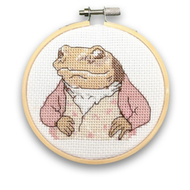 Jeremy Fisher Peter Rabbit - aida - the Crafty kit Company telpakket
