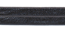 Anthracite 20mm/0.8" Elastic Bias Binding