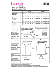 5936 Burda Naaipatroon | Rokken in variatie