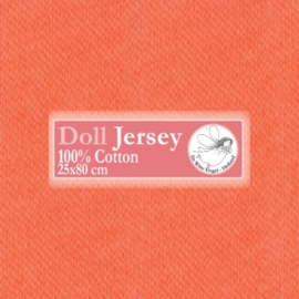 Orange Doll Jersey 25x80cm / 9.8"x31.5"