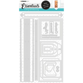 Slimline Journal Cutting & Embossing Dies | Essentials | Studio Light