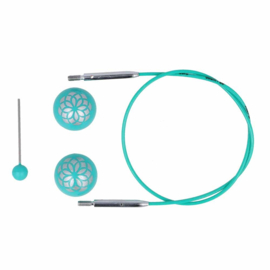 60cm Teal kabel | The Mindful Collection | KnitPro