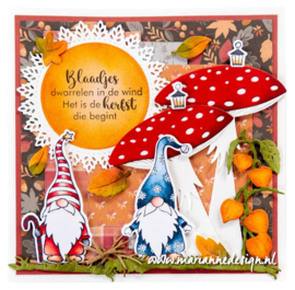 Gnome & gane | Clear stamp & Snijmal | Marianne design