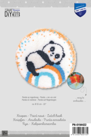 Panda op regenboog | Knoopkleed | Vervaco