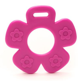 Pink Flower Teether Durable