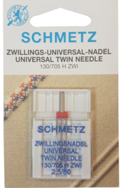 Universal Twin Needle 130/705 H ZWI 2.5/80 Schmetz