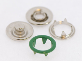 Green 9mm Messing Type #122 Baby Snap Fastener