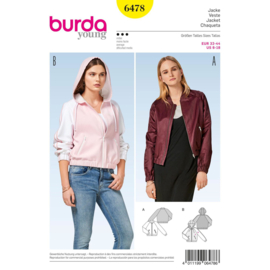 6478 Burda Naaipatroon | Jasje in variaties