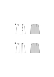 5781 Burda Naaipatroon | Rok in variatie