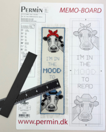 20x30 magneetbord met 2 magneetstrips - Permin