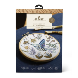 Hummingbird | Voorbedrukt borduurpakket | DMC