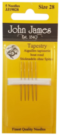 Size 28 Tapestry Needles John James 