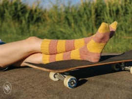 Let the Sun Shine Kids Knee-Highs Knitted Durable Soqs (Tweed)