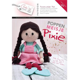 Patroonboekje poppen meisje Pixie - Cute Dutch