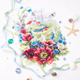 Wild flowers of the coast | Aida telpakket | Magic Needle