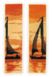 Sunset Aida Bookmarks Cross Stitch Kit Vervaco