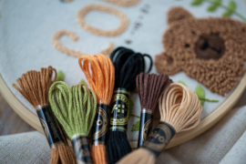 Baby Bear | modern embroidery kit | Daffy's DIY